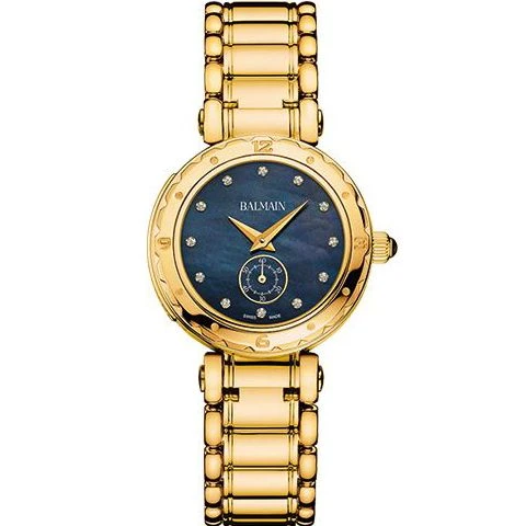 Balmain horloge B45503365 bezet met 0.04ct diamant Balmain horloge B45503365 bezet met 0.04ct diamant
