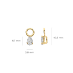 Blush Lab Diamonds Oorhangers LG9004Y