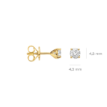 Blush Lab Diamonds oorknoppen LG7002Y