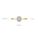 Blush Lab Diamonds Ring LG1022Y