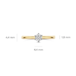 Blush Lab Diamonds ring LG1037B