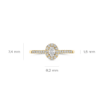Blush Lab Diamonds Ring LG1045Y