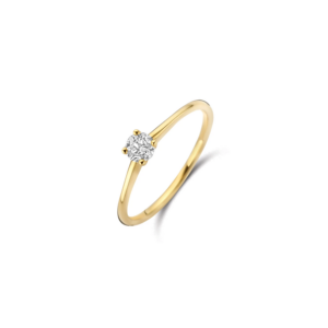 Blush Lab Diamonds ring LG1079Y – Geelgoud met Lab grown Diamant 0.20ct LG