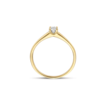 Blush Lab Diamonds ring LG1079Y – Geelgoud met Lab grown Diamant 0.20ct LG