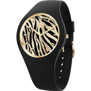 Ice Watch Wild Black Gold Zebra horloge 025894