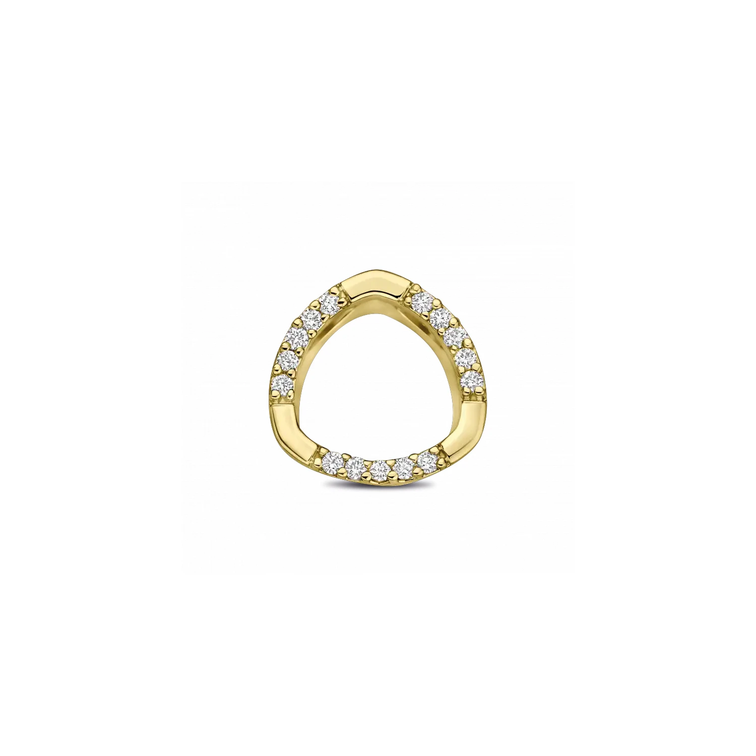 0.585 Geelgouden Briljant Hanger Fresia 0.07 crt 0.585 Geelgouden Briljant Hanger Fresia 0.07 crt