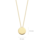 Blush collier 3088YGO