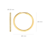Blush oorringen 7306YZI